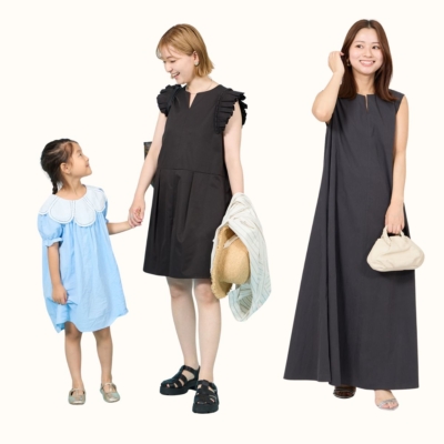 【撥水名品】プール＆公園⇔おでかけできる「ワンピ＆オールインワン」SNAP！