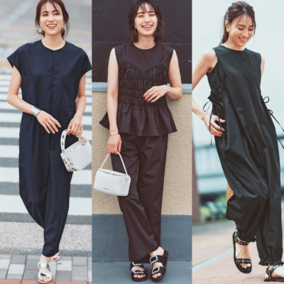 【夏休みママの帰省コーデ7選】オールインワンで楽ちんオシャレ！キレイ見えするものだけ