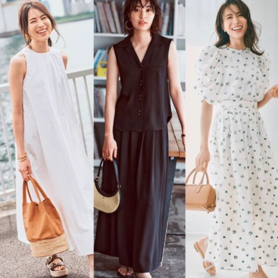 【帰省コーデ7選】ワンピ＆セットアップでコーデ要らず！簡単キレイにオシャレが決まる