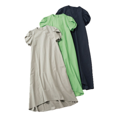 着映えも着痩せも1枚で！『きれいめワンピ』は“ふんわり袖”がポイント