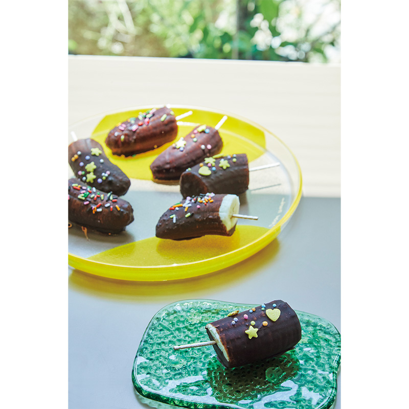 冷やしチョコバナナが夏のおやつにぴったり