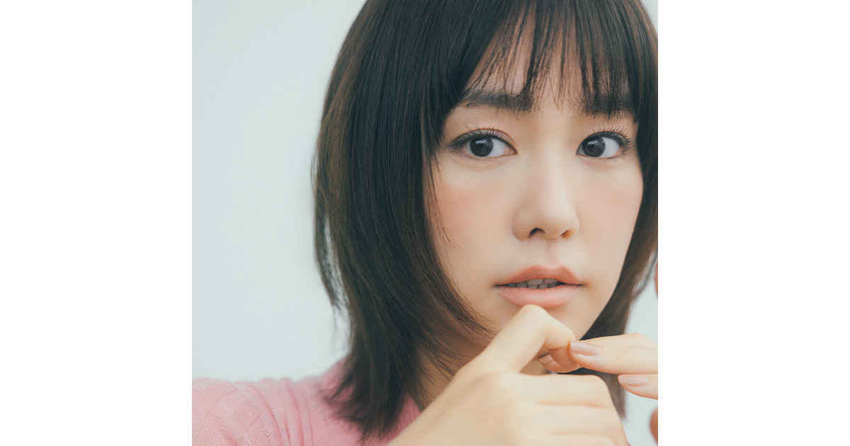 桐谷美玲さんのチーク盛りメイク