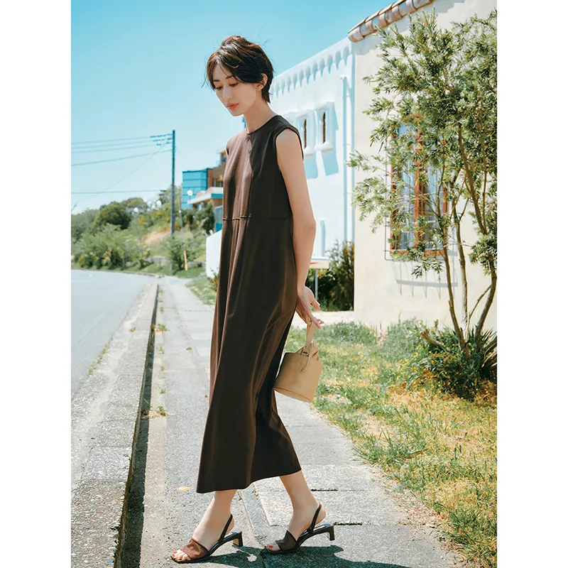 夏の楽ちんコーデに【キレイめワンピース】！コクーンシルエットがオシャレ