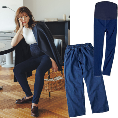 【ユニクロも】妊娠8ヵ月モデルも目から鱗！『マタニティデニム』最新トレンド