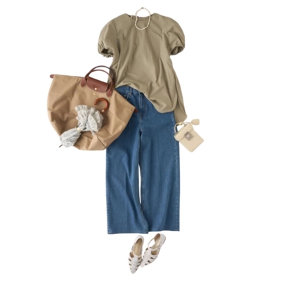 洗える【体形カバーブラウス】は帰省や夏の旅行に！写真映えも安心