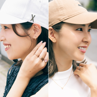 『キャップでキレイめ』ママのジュエリー使い4選！ティファニー、カルティエetc.