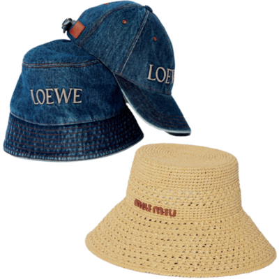 夏映えは断然“黒”じゃない！メゾンブランドの【洗練ハット】どれが狙い目？