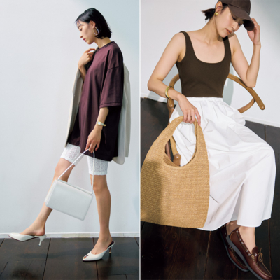 残暑の肌見せに『ブラウン軸』がちょうどいい！品よくまとめるコツ