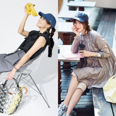キャップの日って何を着る？実は「甘めトップス」こそ最適バランス！