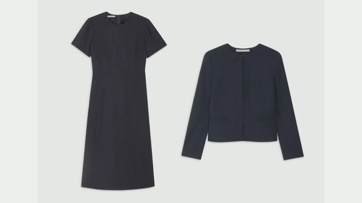 幼稚園・小学校受験 ANAYI濃紺ウールステンカラージャケット