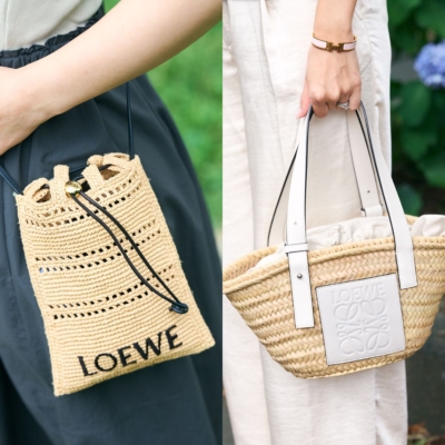 天然素材の【かごバッグ】はコーデを格上げするハイブランドが狙い目！＜SNAP＞