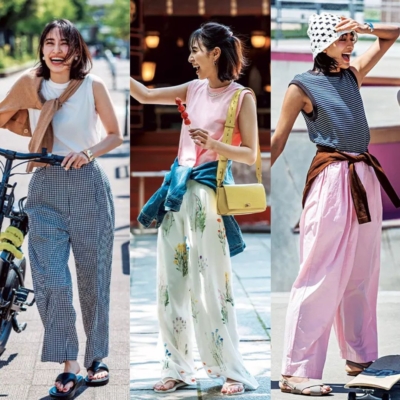 【帰省コーデ7選】イージーパンツで楽ちんオシャレ！メリハリUPの着こなしって？