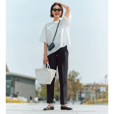 【運動会カジュアル】モノトーンこそシルエットでオシャレに差がつく