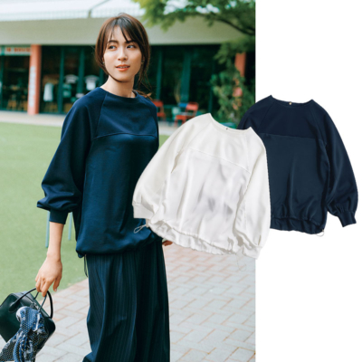 【1万円以下】シルエット自在なキレイめトップス発見！ウエストインせずこなれ見え