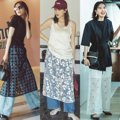 【レースボトムス】は穿くだけで今っぽく！簡単洒落見えコーデ8選