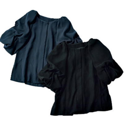 秋の母行事も快適『ブラウス見えジャケット』が大活躍！