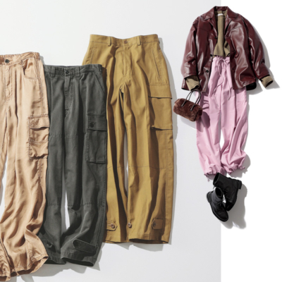 美シルエットに進化【最旬ワークパンツ】は軽くてキレイめに穿ける6選