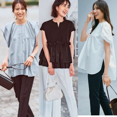 新学期の【保護者会コーデ7選】ブラウス軸できちんと感＆オシャレも