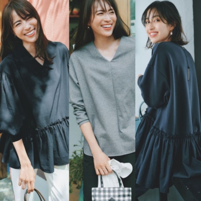 初秋の【ブラウスコーデ7選】ママの通勤＆送迎に！甘ディテールで華やかさも