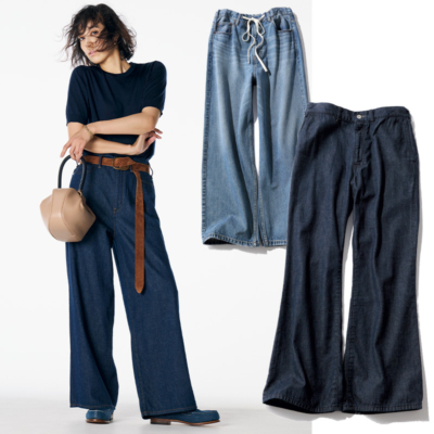 美シルエットの【薄軽デニム】は年中活躍！洒落見えのコツって？