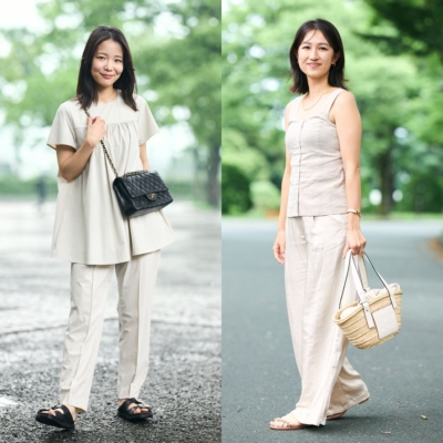 公園でも【白パンツコーデ】あえて汚れやすい色を選ぶ理由って？＜SNAP＞
