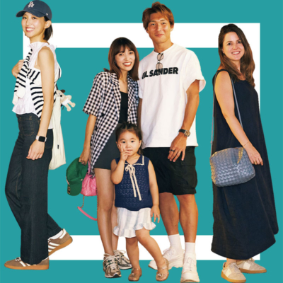 お出かけママに「モノトーン」が人気！アクティブな日のオシャレを拝見＜SNAP＞