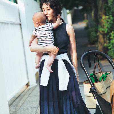 ３児の母【TBS古谷有美アナ】フッ軽オシャレに『プリーツスカート』が欠かせない理由！