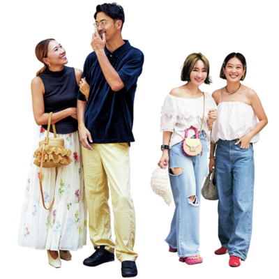 VERYママの【おめかし服】SNAP！“夫婦メシ”と“友達と夜カフェ”の違いって？