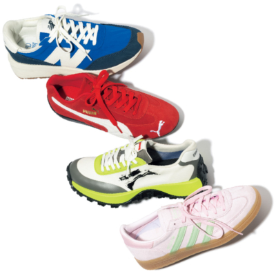 【ニューバランス、プーマetc.】運動会コーデに効く『差し色スニーカー』！