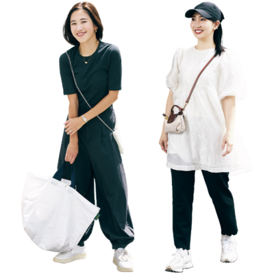 【キレイめ運動会】黒紺ママたちは『ボトムス』のフォルムで洒落見え！