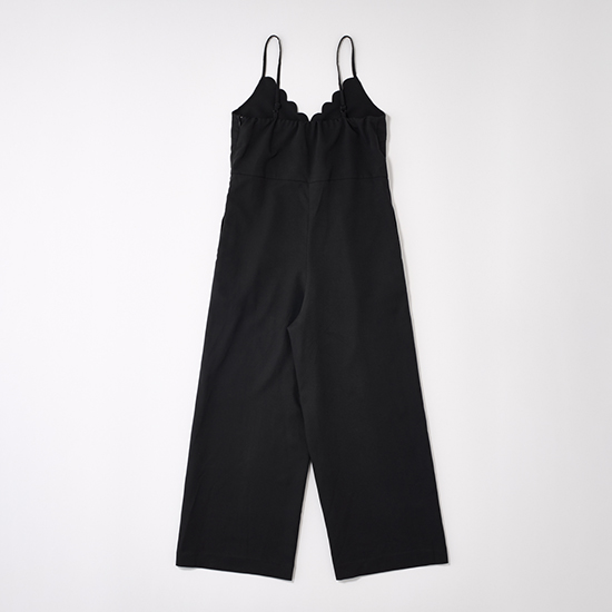 [THREE SQUARE]スカラップサロペット　￥19,800