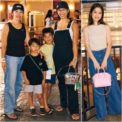 【子連れお出かけSNAP】キレイめママは“ゆるデニム”をどう着こなす？