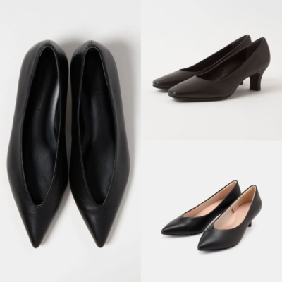 ぺたんこ派もOKの歩きやすさ！お受験＆説明会向け【黒パンプス】5選