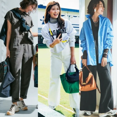 秋の運動会【スニーカーコーデ7選】キレイめスポーティ＆オシャレを両立