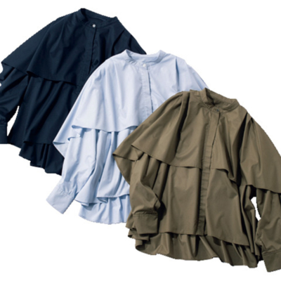 【30代秋コーデ】ウエストイン不要！『体形カバーブラウス』は仕事＆学校行事に最適