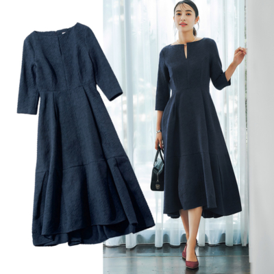 【参観日&懇親会】着やせが叶う『フレアワンピ』がママ名品すぎる！