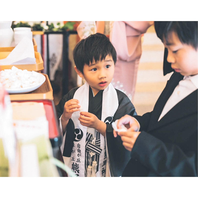 七五三の男の子
