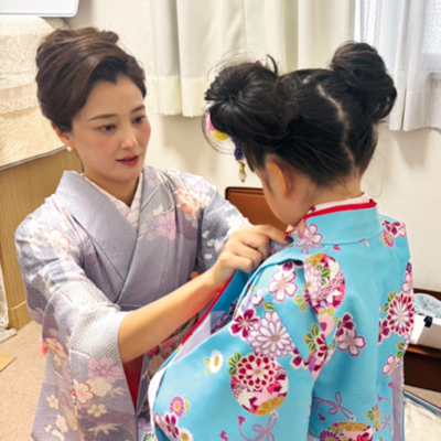 【七五三】和装派の原田夏希さんは「前撮り」で七五三当日をスムーズに！