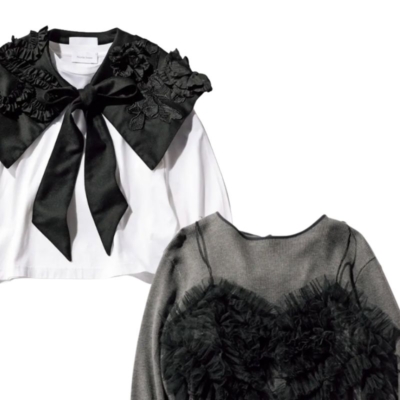 シンプルになりがちな【ロンTコーデ】は“甘め”に盛って洒落見えを狙う！