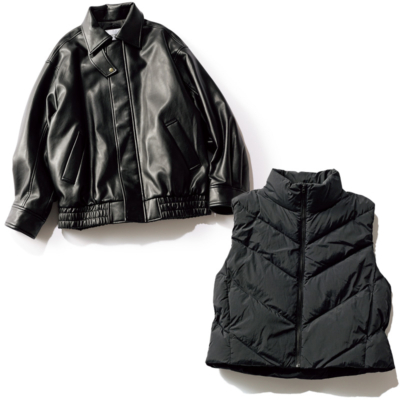 ユニクロが優秀【買い足し黒アウター】は短丈かゆったりサイズの2択！