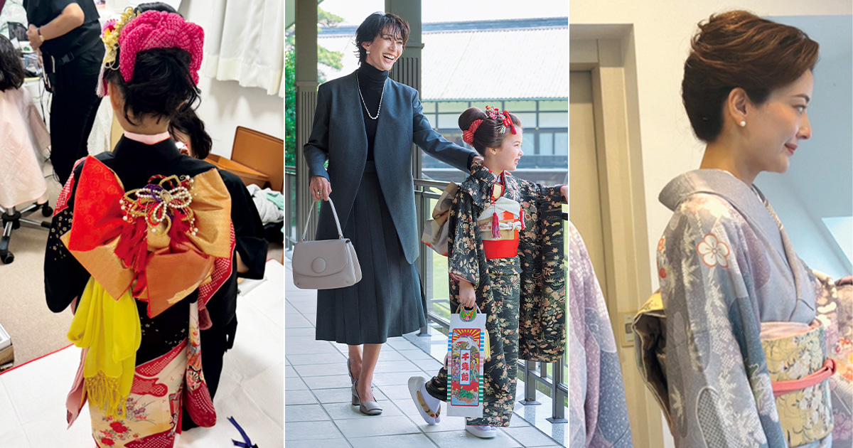 七五三の当日スナップとコーデ