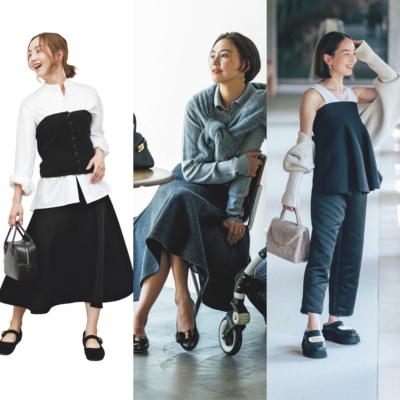 「秋こそ」着たいコーデ8選！カーデのビスチェ巻き、ニットの重ね着…