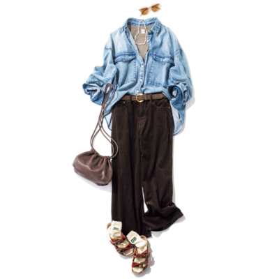 キレイめママの【母行事カジュアル】は「ブラウン合わせ」が洒落る説！