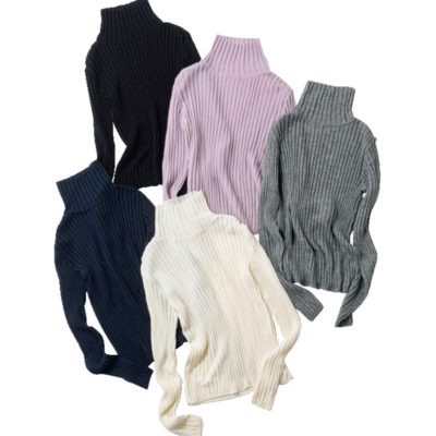 【盛れるリブニット】ラインを拾わない！30代・40代秋冬の着回し力抜群トップス