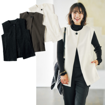 【ジレコーデ】羽織るだけ！ママの秋始めにちょうどいい正解アイテムって？