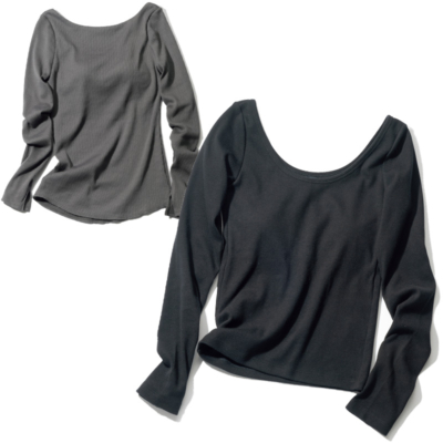 ジャケット下でも映える！時短オシャレが叶う『美シルエットロンT』3選