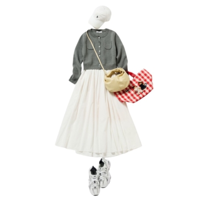 【運動会コーデ】ブラウスやカーデetc…キレイめカジュアルにまとめるコツ3選