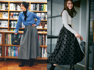 【30代40代のオフィスカジュアル】秋冬こそ“スカート主役”で華やぐ！｜通勤コーデ5選