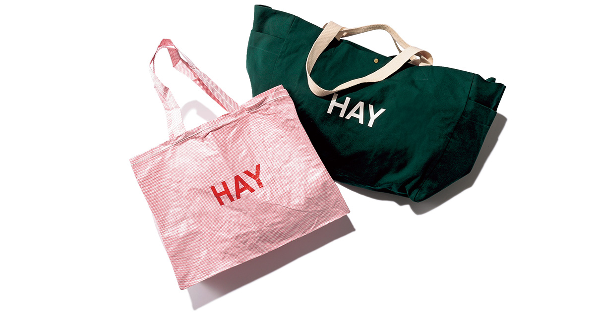 HAYのロゴ入りトート