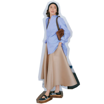 【秋の運動会】スカート派の足元に最旬メリジェーンスニーカーが好相性！